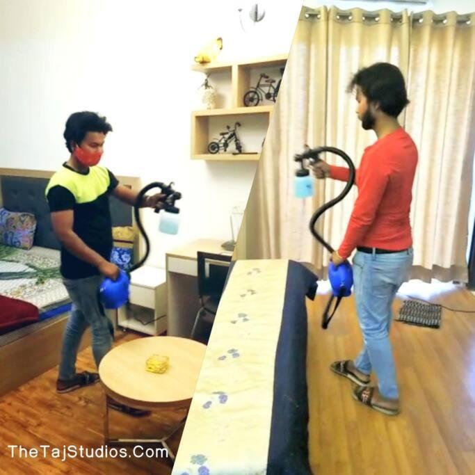 Top Luxury & Couple Friendly Stay Gp By Taj Suites & Studios #New Year Party & Stay نويدا المظهر الخارجي الصورة